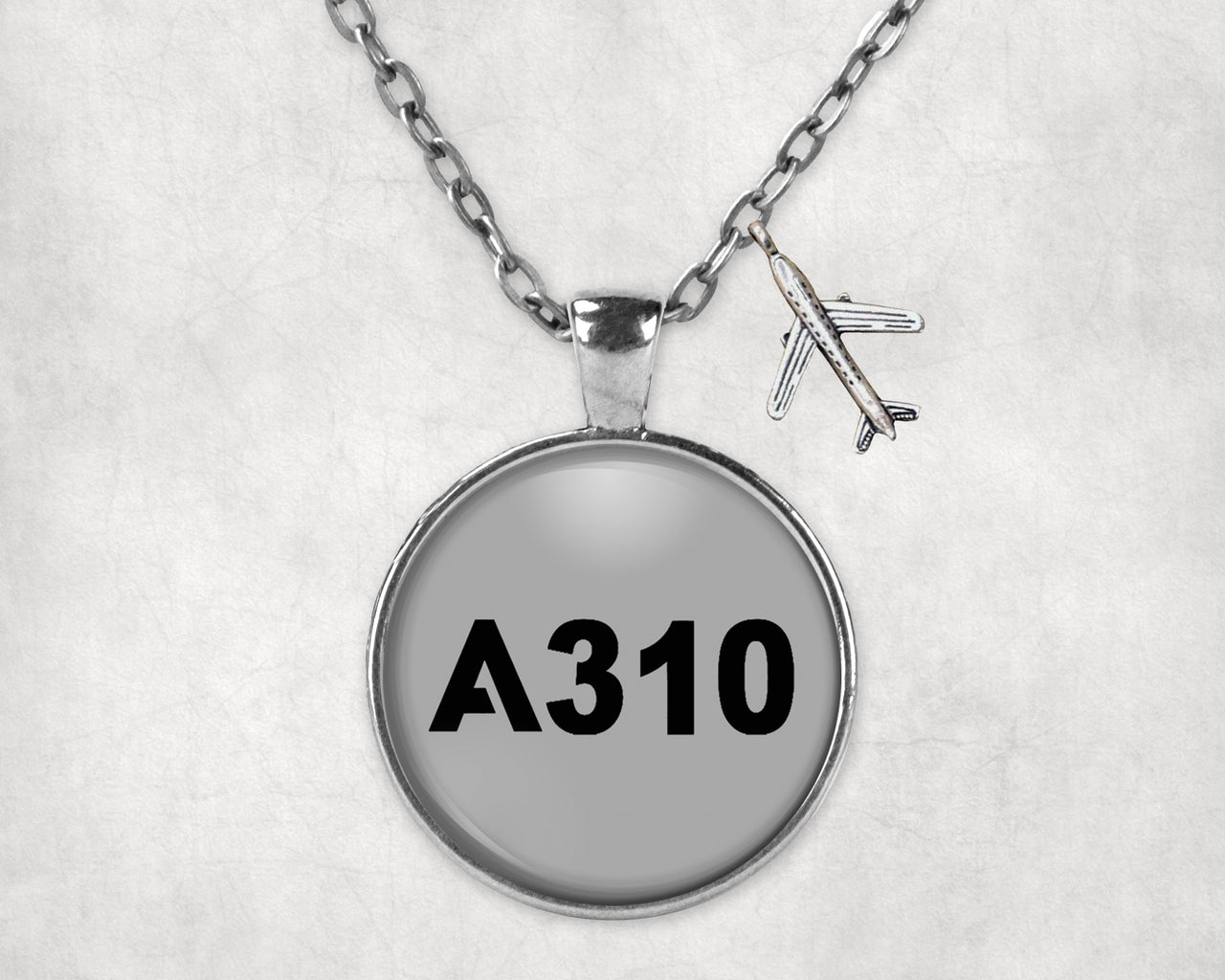 A310 Flat Text Designed Necklaces
