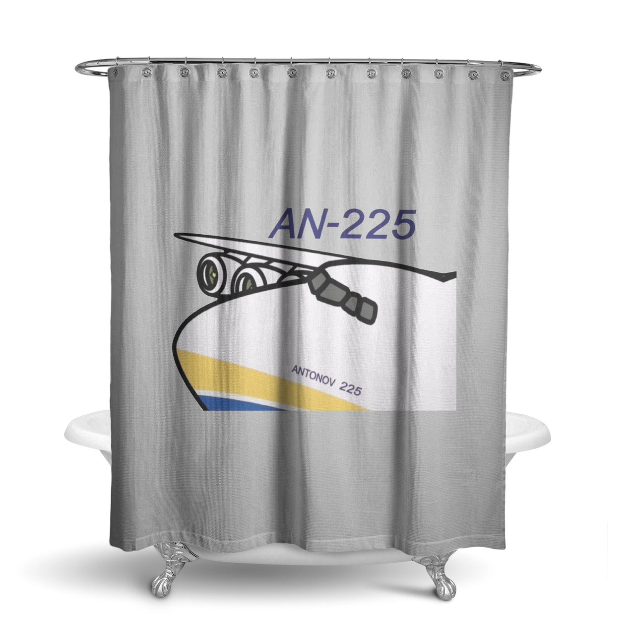 Antonov AN-225 (11) Designed Shower Curtains