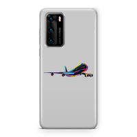 Thumbnail for Multicolor Airplane Designed Huawei Cases