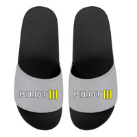 Thumbnail for Pilot & Stripes (3 Lines) Designed Sport Slippers