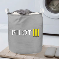 Thumbnail for Pilot & Stripes (3 Lines) Designed Laundry Baskets