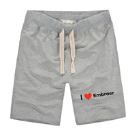Thumbnail for I Love Embraer Designed Cotton Shorts