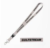 Thumbnail for Gulfstream & Text Designed Detachable Lanyard & ID Holders
