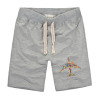Thumbnail for Colourful Airplane Designed Cotton Shorts