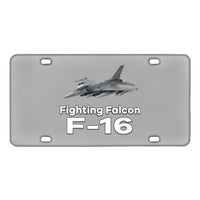 Thumbnail for The Fighting Falcon F16 Designed Metal (License) Plates