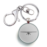 Thumbnail for Cessna 172 Silhouette Designed Circle Key Chains
