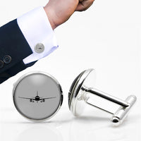 Thumbnail for Airbus A320 Silhouette Designed Cuff Links