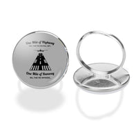 Thumbnail for One Mile of Runway Will Take you Anywhere Designed Rings