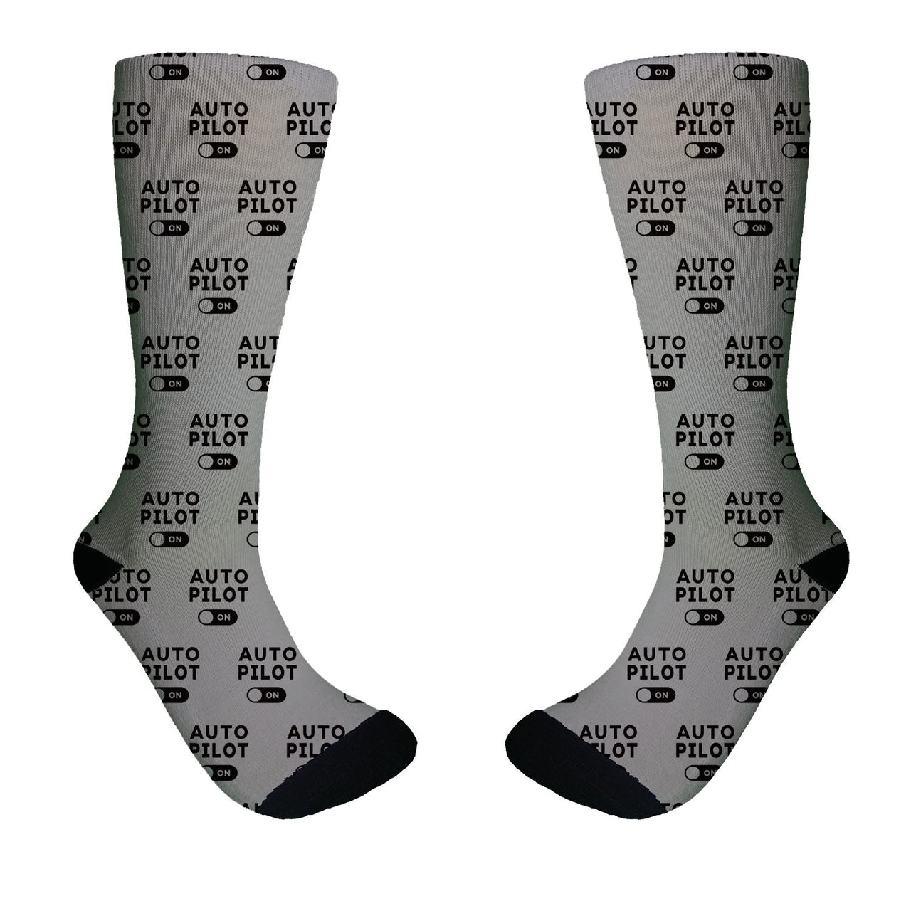 Auto Pilot ON Designed Socks