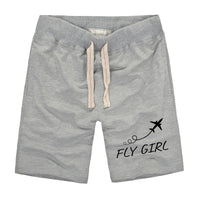 Thumbnail for Just Fly It & Fly Girl Designed Cotton Shorts