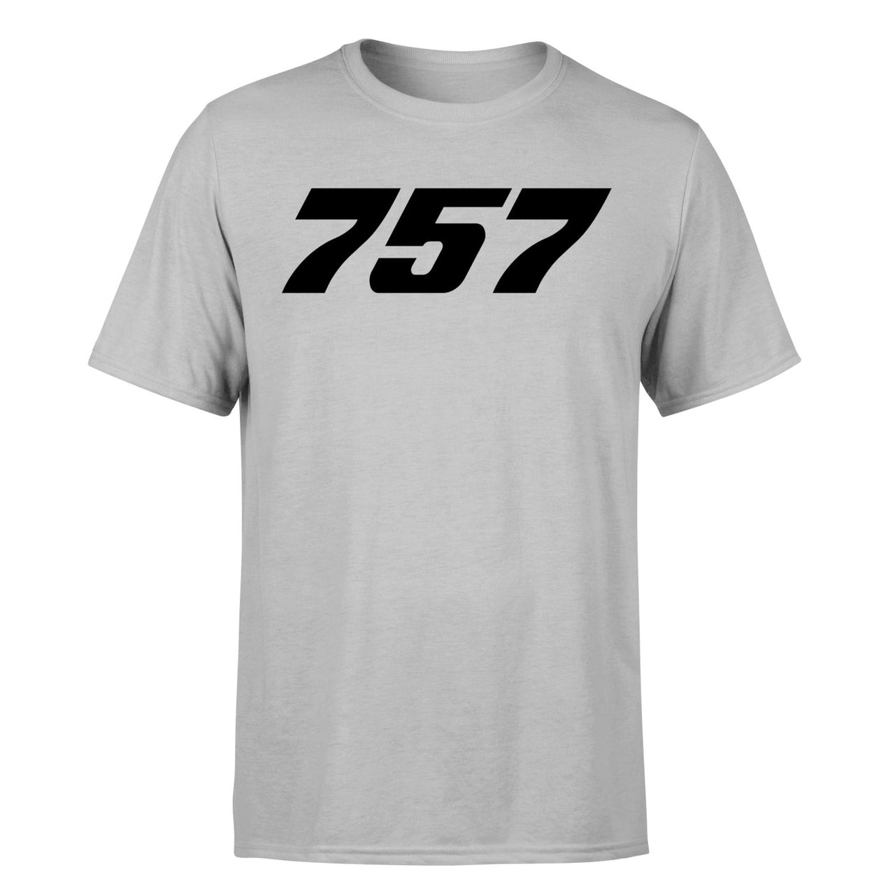 757 Flat Text Designed T-Shirts
