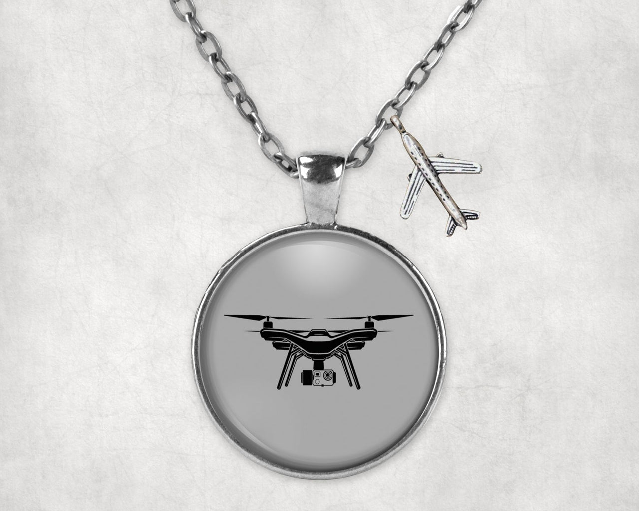 Drone Silhouette Designed Necklaces