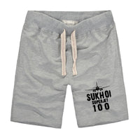 Thumbnail for Sukhoi Superjet 100 & Plane Designed Cotton Shorts