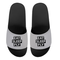 Thumbnail for Eat Sleep Fly Designed Sport Slippers