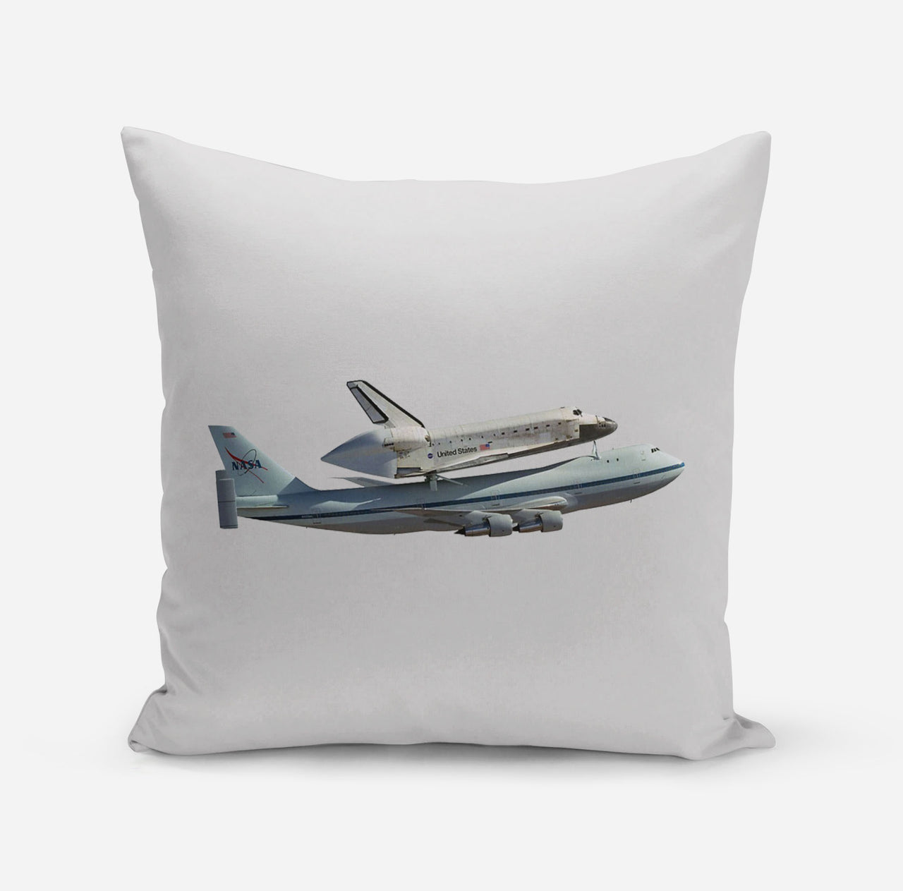 Space shuttle on 747 Designed Pillows