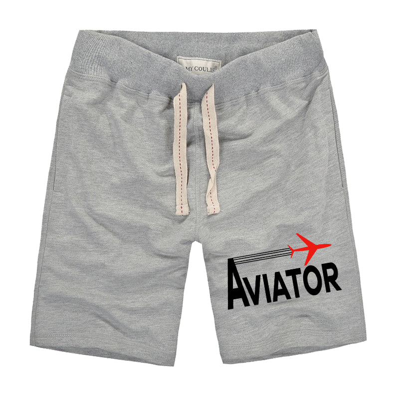 Aviator Designed Cotton Shorts