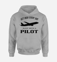 Thumbnail for Get High Every Day Sleep With A Pilot Designed Hoodies