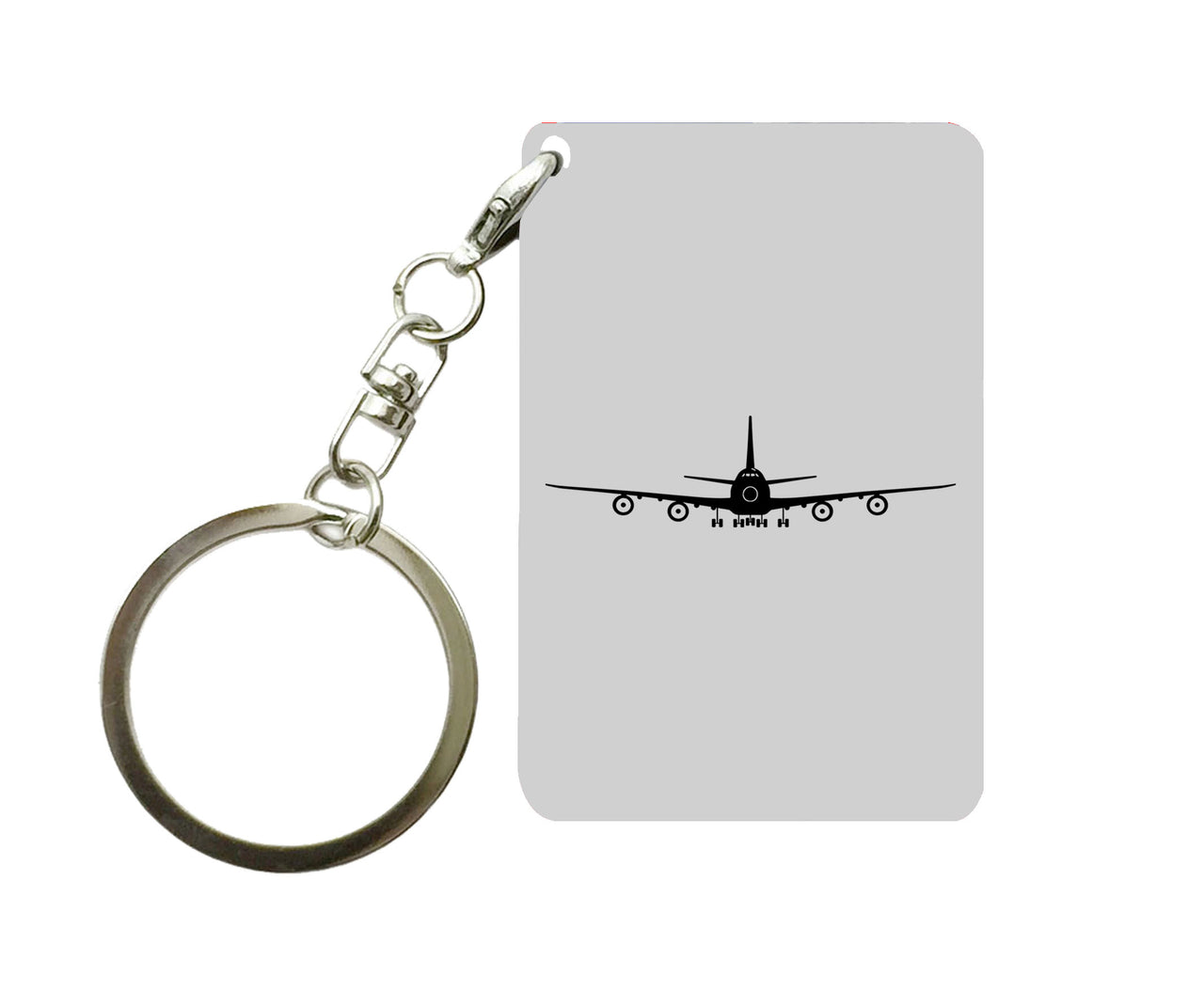 Boeing 747 Silhouette Designed Key Chains