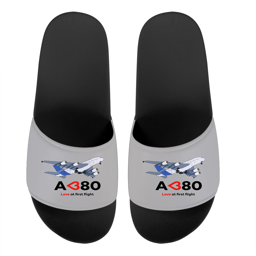 Airbus A380 Love at first flight Designed Sport Slippers