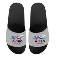 Thumbnail for Airbus A380 Love at first flight Designed Sport Slippers