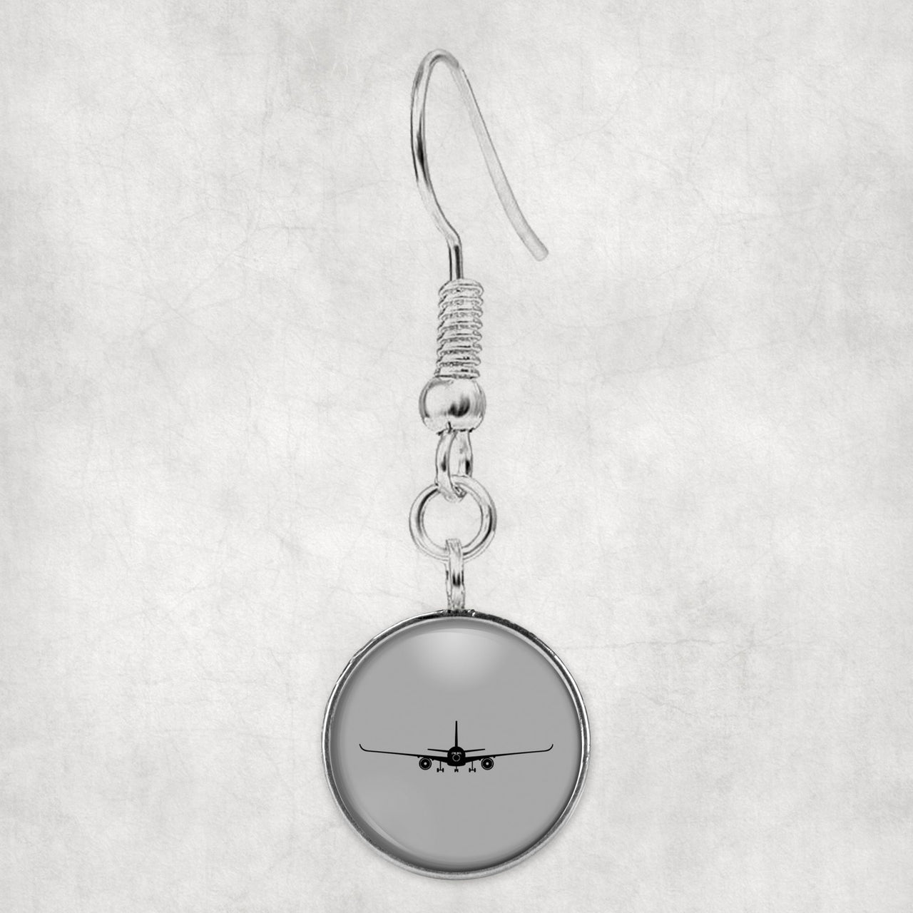 Airbus A350 Silhouette Designed Earrings