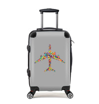Thumbnail for Colourful Airplane Designed Cabin Size Luggages