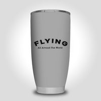 Thumbnail for Flying All Around The World Designed Tumbler Travel Mugs