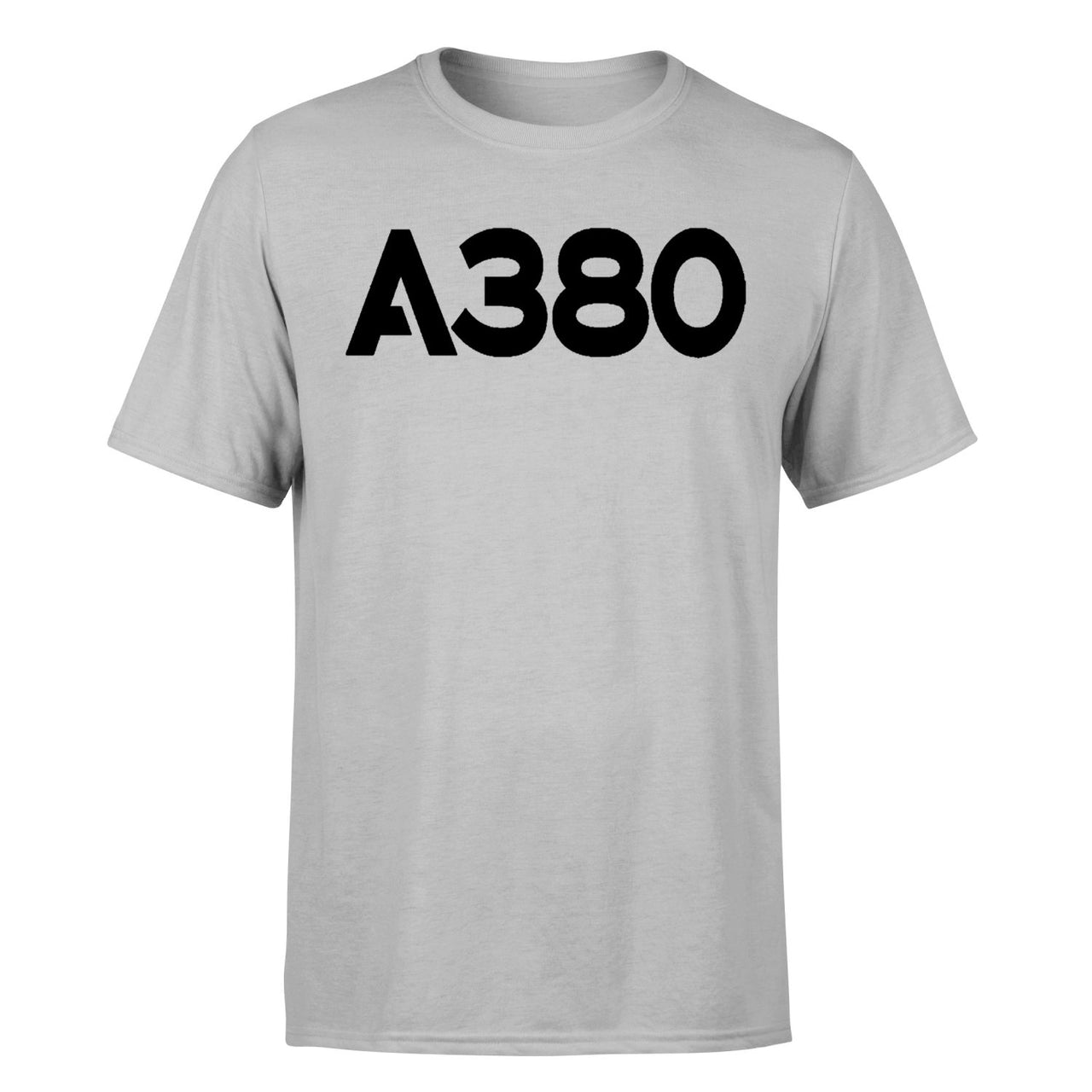 A380 Flat Text Designed T-Shirts