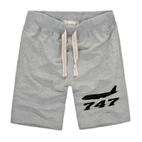 Thumbnail for Boeing 747 - Queen of the Skies (2) Designed Cotton Shorts