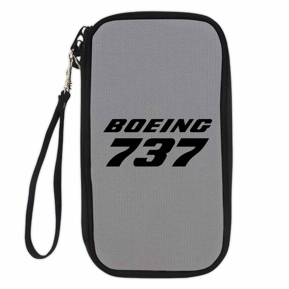 Boeing 737 & Text Designed Travel Cases & Wallets