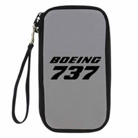 Thumbnail for Boeing 737 & Text Designed Travel Cases & Wallets