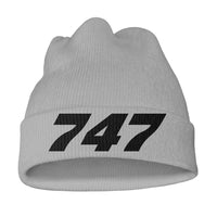 Thumbnail for 747 Flat Text Knit 3D Beanies