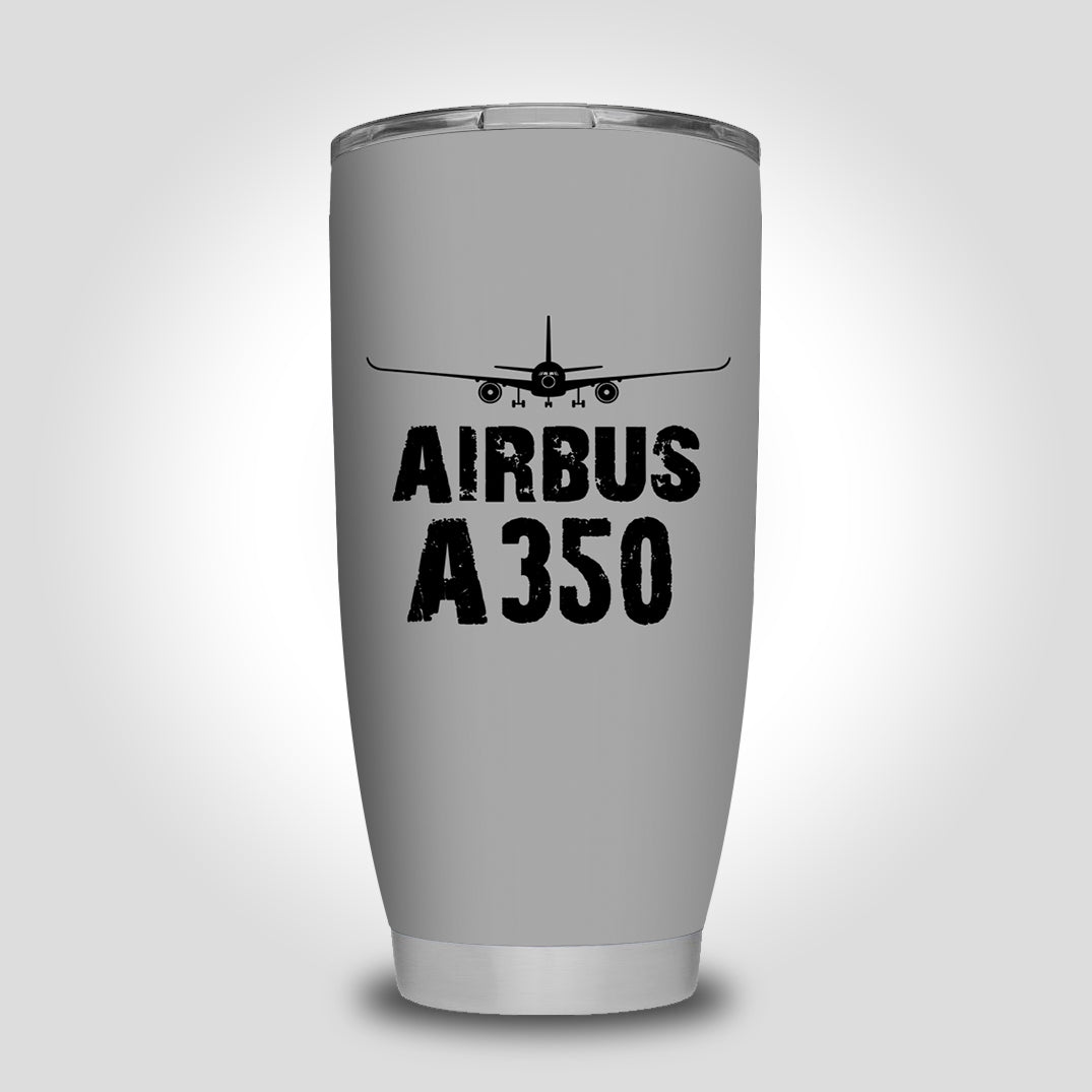 Airbus A350 & Plane Designed Tumbler Travel Mugs