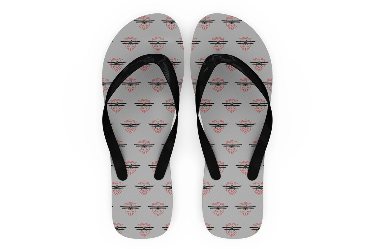 Super Born To Fly Designed Slippers (Flip Flops)