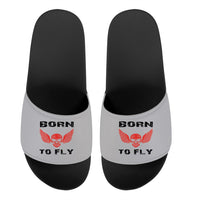 Thumbnail for Born To Fly SKELETON Designed Sport Slippers