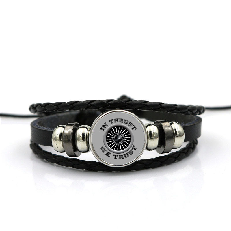 In Thrust We Trust (Vol 2) Designed Leather Bracelets