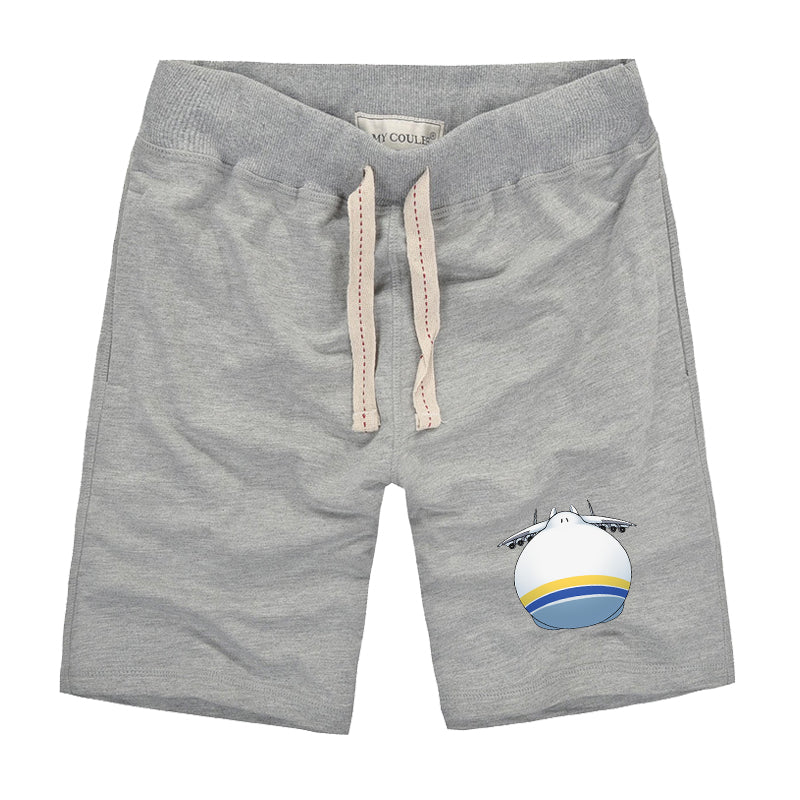 Antonov 225 ROUND Designed Cotton Shorts
