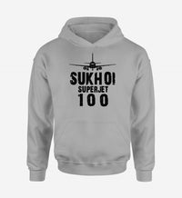 Thumbnail for Sukhoi Superjet 100 & Plane Designed Hoodies
