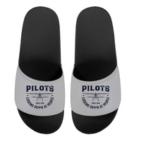 Thumbnail for Pilots Looking Down at People Since 1903 Designed Sport Slippers