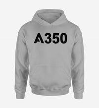 Thumbnail for A350 Flat Text Designed Hoodies