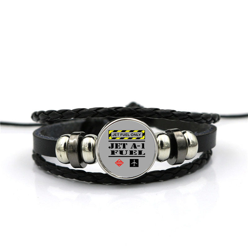 Jet Fuel Only Designed Leather Bracelets