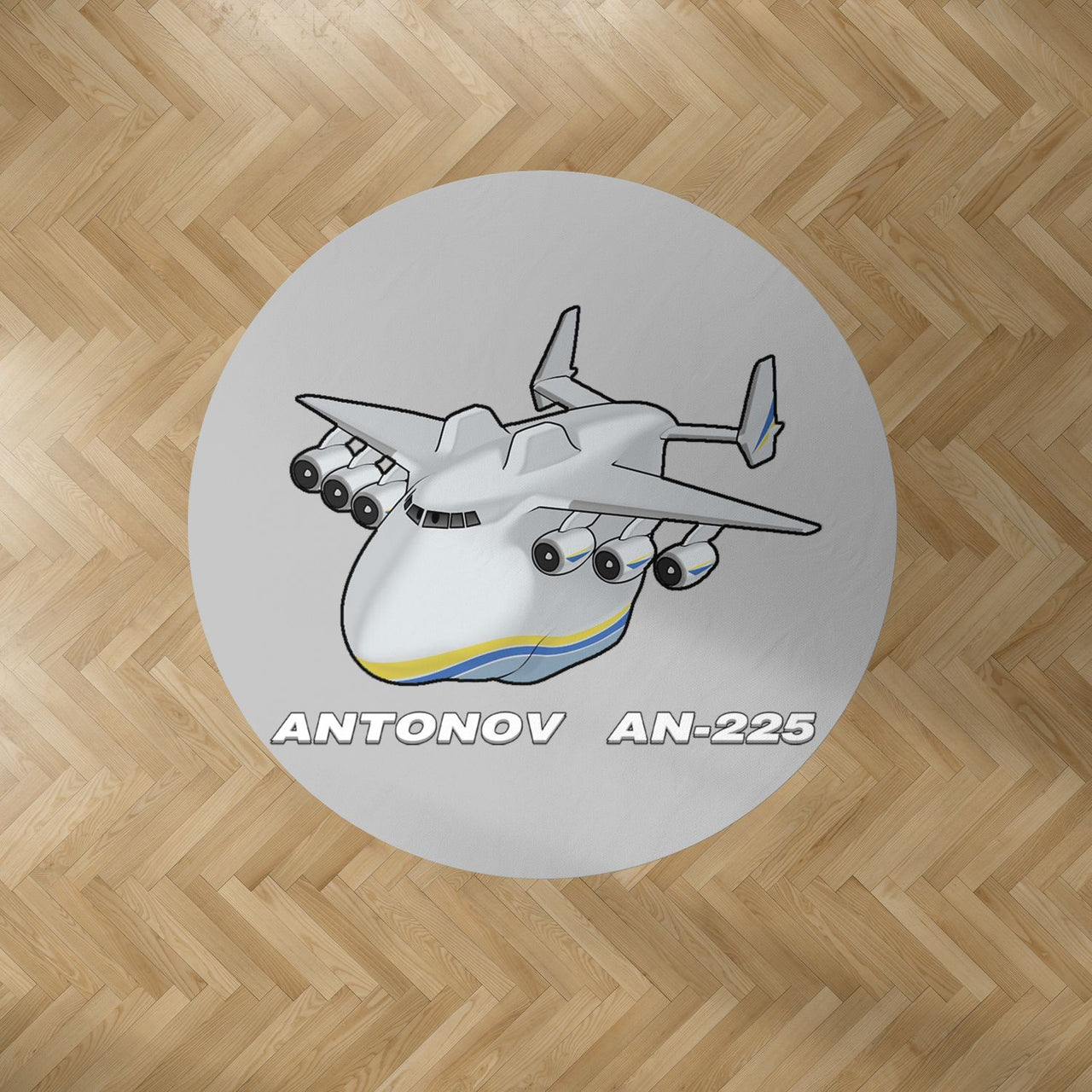 Antonov AN-225 (29) Designed Carpet & Floor Mats (Round)