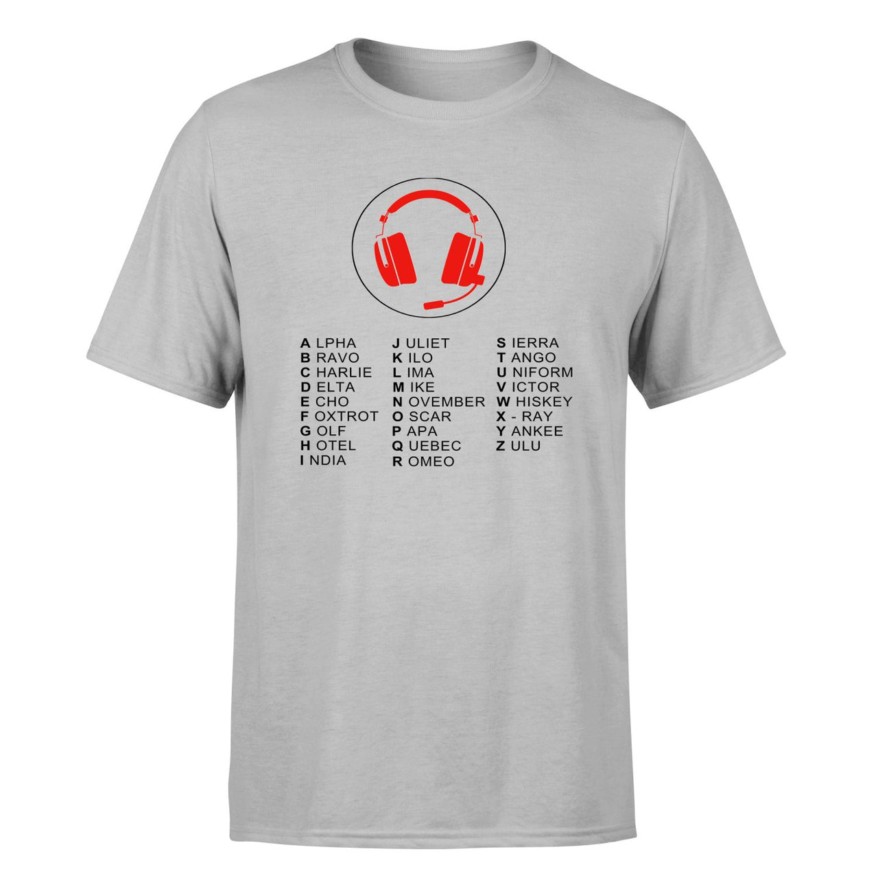 Aviation Alphabet 3 Designed T-Shirts