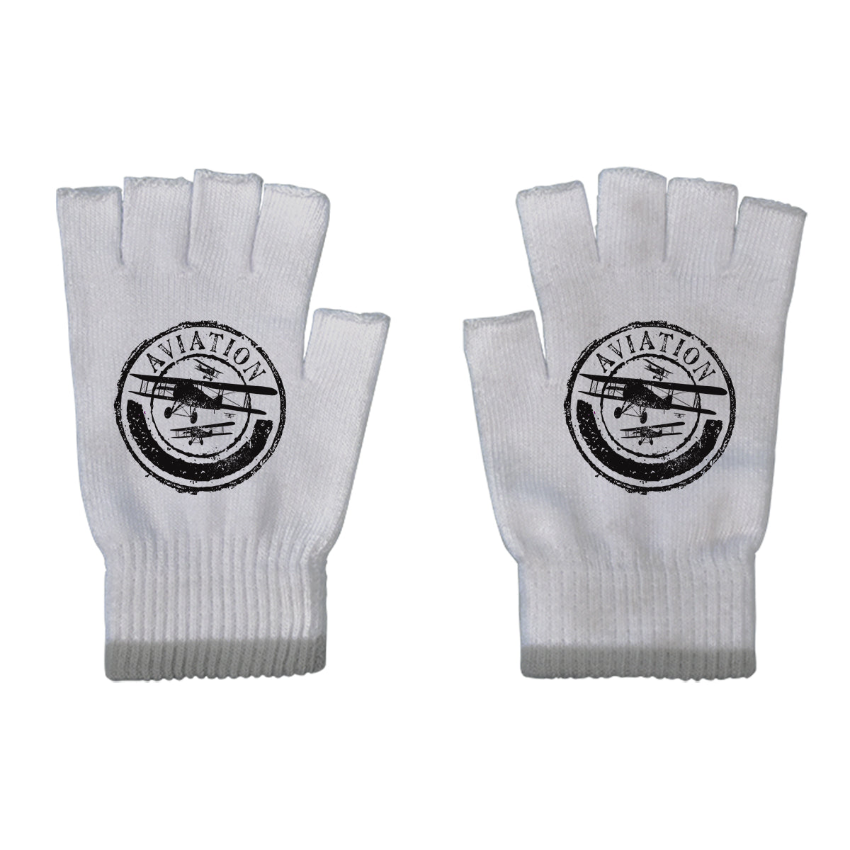 Aviation Lovers Designed Cut Gloves