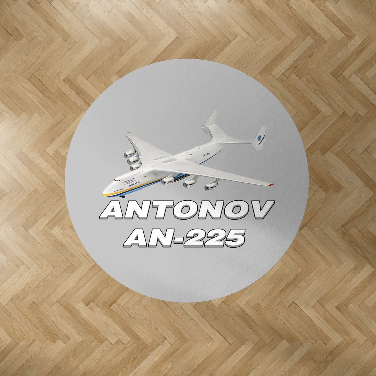 Antonov AN-225 (12) Designed Carpet & Floor Mats (Round)