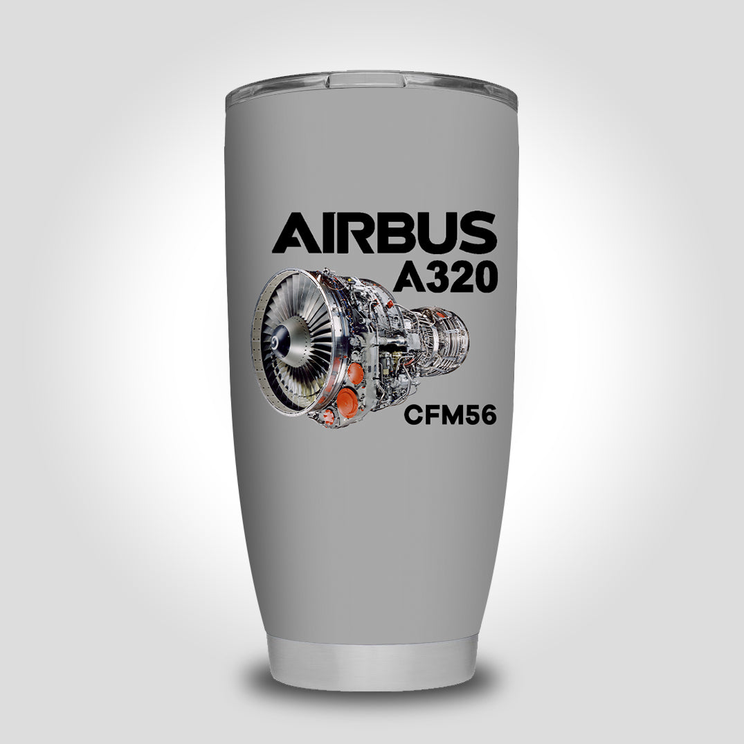 Airbus A320 & CFM56 Engine Designed Tumbler Travel Mugs
