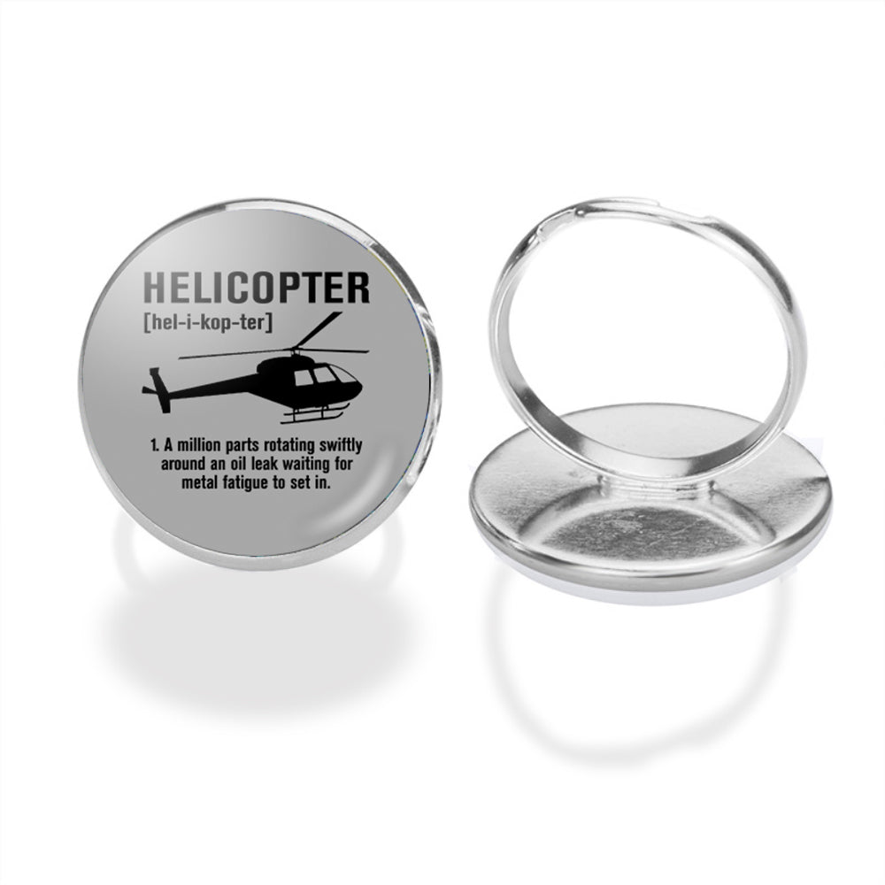 Helicopter [Noun] Designed Rings