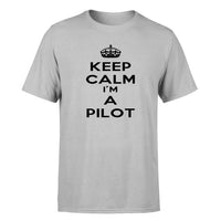 Thumbnail for Keep Calm I'm a Pilot Designed T-Shirts