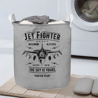 Thumbnail for Jet Fighter - The Sky is Yours Designed Laundry Baskets