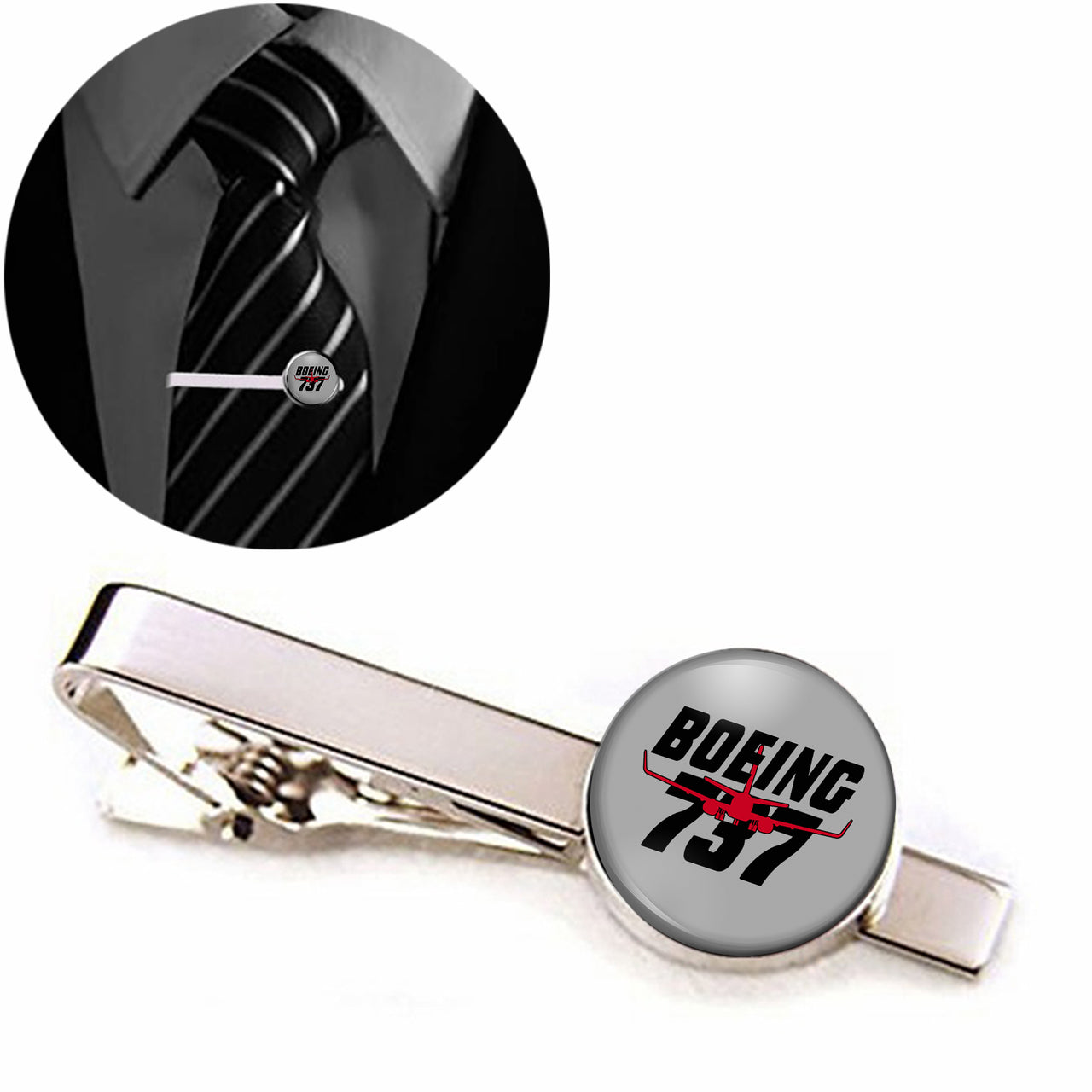 Amazing Boeing 737 Designed Tie Clips